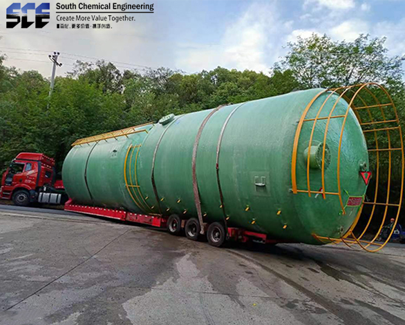 玻璃鋼立（lì）式儲罐φ4500*7500