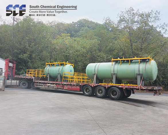 玻（bō）璃（lí）鋼臥式儲罐