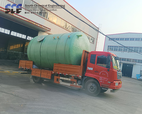 玻璃鋼（gāng）臥式儲罐φ3200*5800